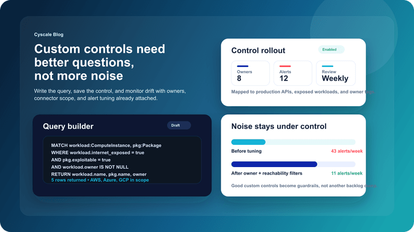How to Build Custom Cloud Controls with Query Builder Without Creating More Noise